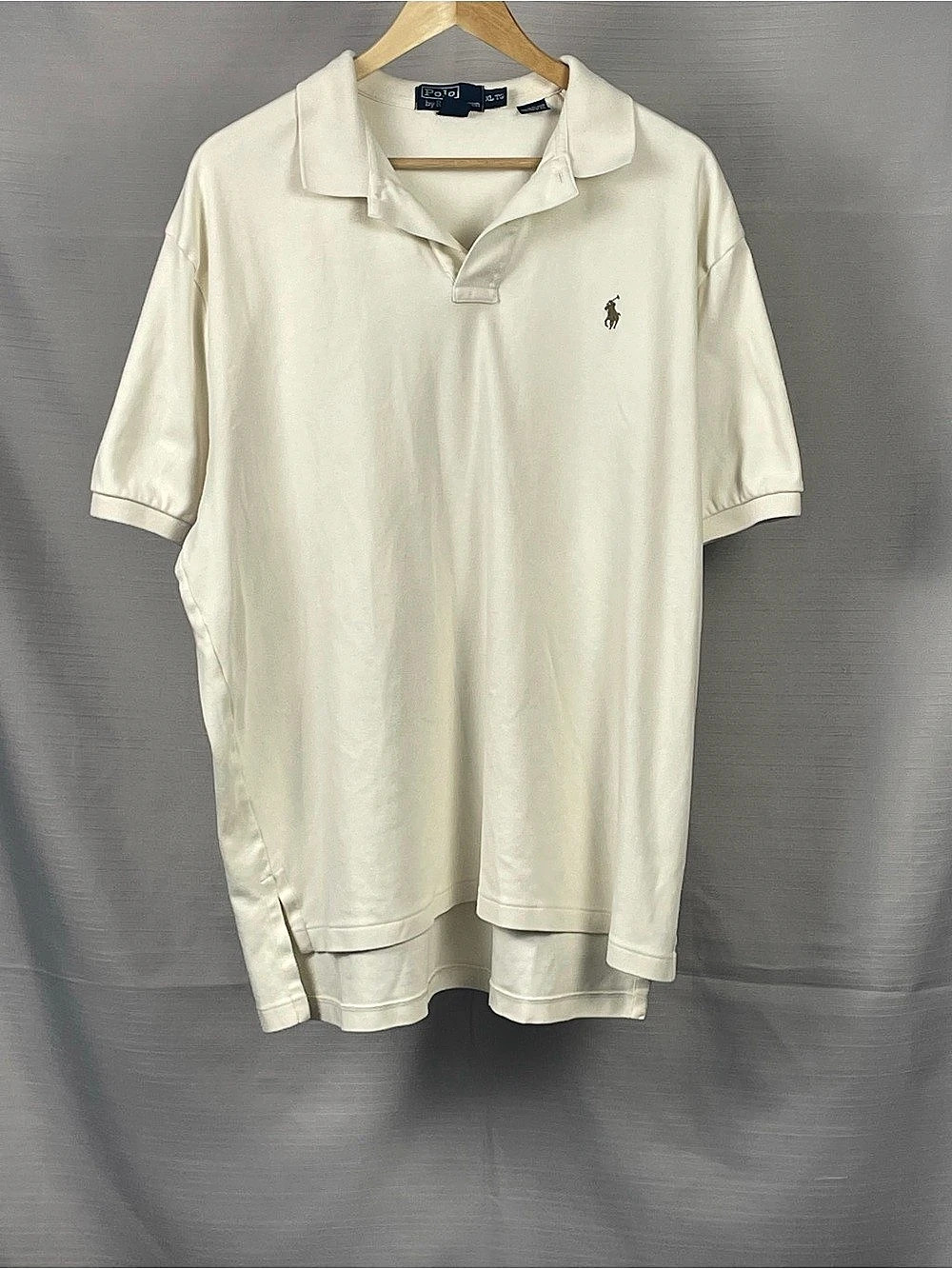 ✨ Polo Ralph Lauren Men's Classic Piqué Polo Shirt - Cream / Off-White - XL